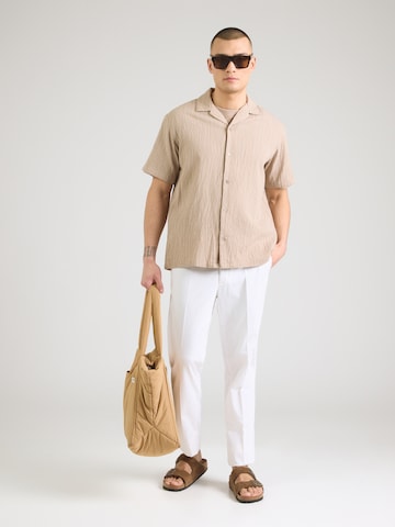 Jack & Jones Premium Regular Fit Paita 'JPRBLAJAKE' värissä beige