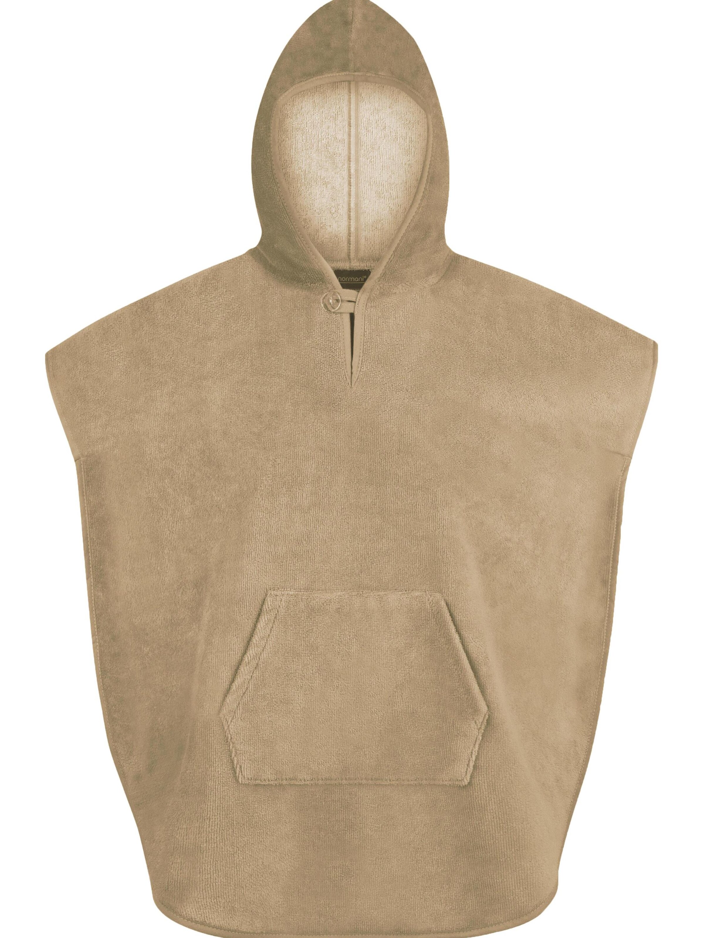 normani Bademantel in Beige: Vorderseite