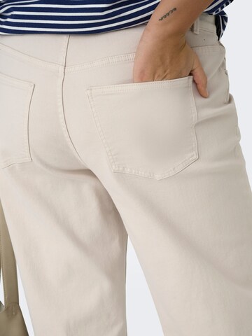 Wide Leg Jean 'CARJuicy' ONLY Carmakoma en beige