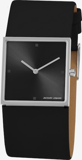 Jacques Lemans Uhr in silbergrau / schwarz, Produktansicht