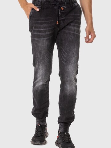 CIPO & BAXX Regular Jeans in Black: front
