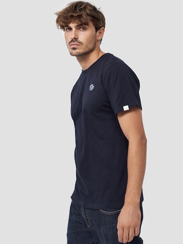 Mikon T-Shirt 'Welle' in Blau