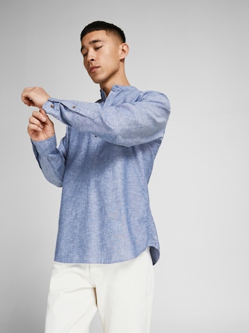 JACK & JONES Slim fit Overhemd 'Summer' in Blauw