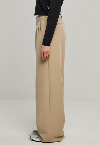 Urban Classics Wide Leg Bukse i beige