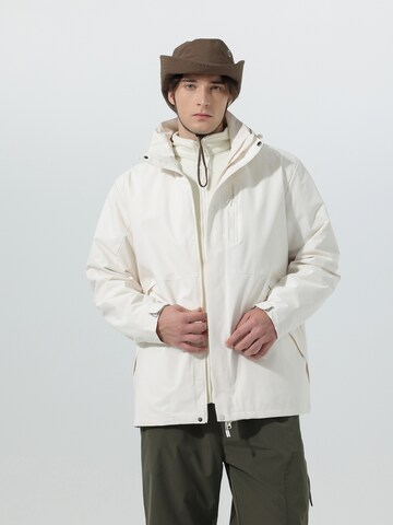 YOUTHUP Funktionsjacke 'Verbindung'‌‌‌ in Weiß