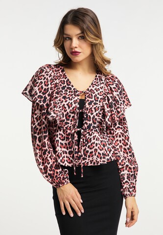 faina Blouse in Gemengde kleuren: voorkant