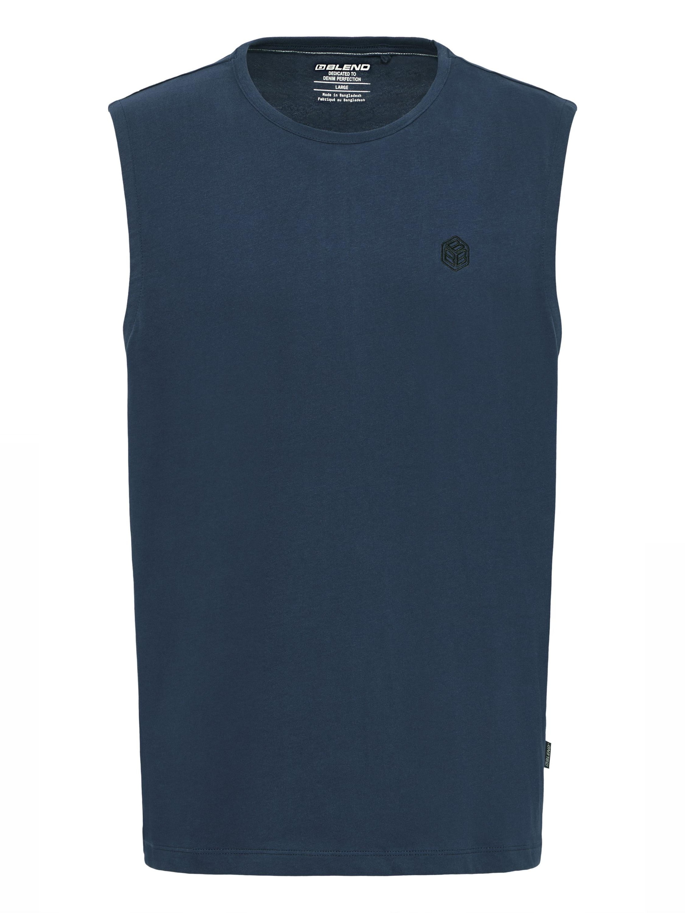 BLEND Rundhalsshirt ' BHBano ' in Blau: Vorderseite