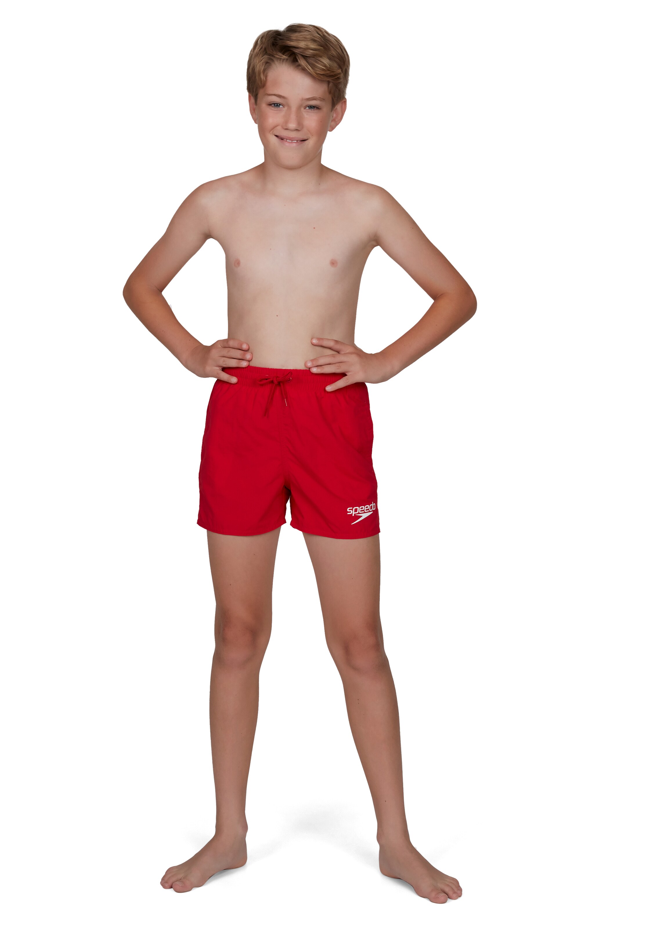 SPEEDO Athletic Swimwear in Red: front