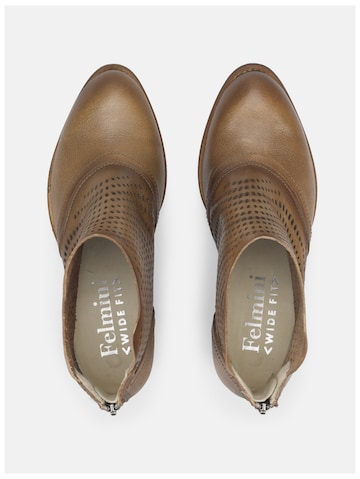 Felmini Wide Fit Booties in Brown