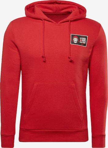 Reebok Sweatshirt 'La Casa De Papel' in Rot: predná strana