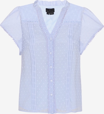 Camicia da donna di DreiMaster Klassik in blu: frontale
