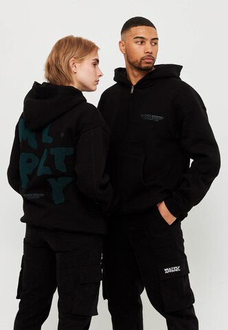 Multiply Apparel Zip-Up Hoodie in Black