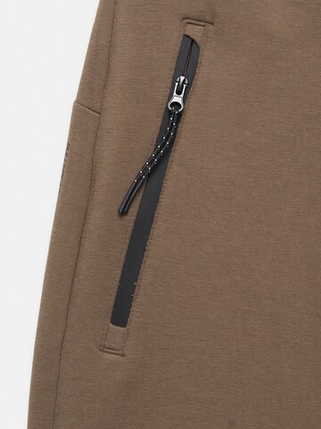 Pull&Bear Tapered Hose in Braun