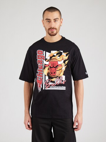 NEW ERA Särk 'NBA FLAME', värv must: eest vaates