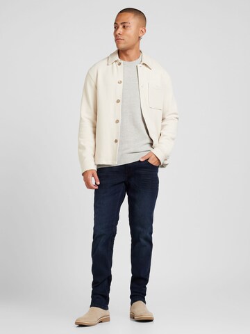 JACK & JONES Sweater 'JJEGlobe' in Grey