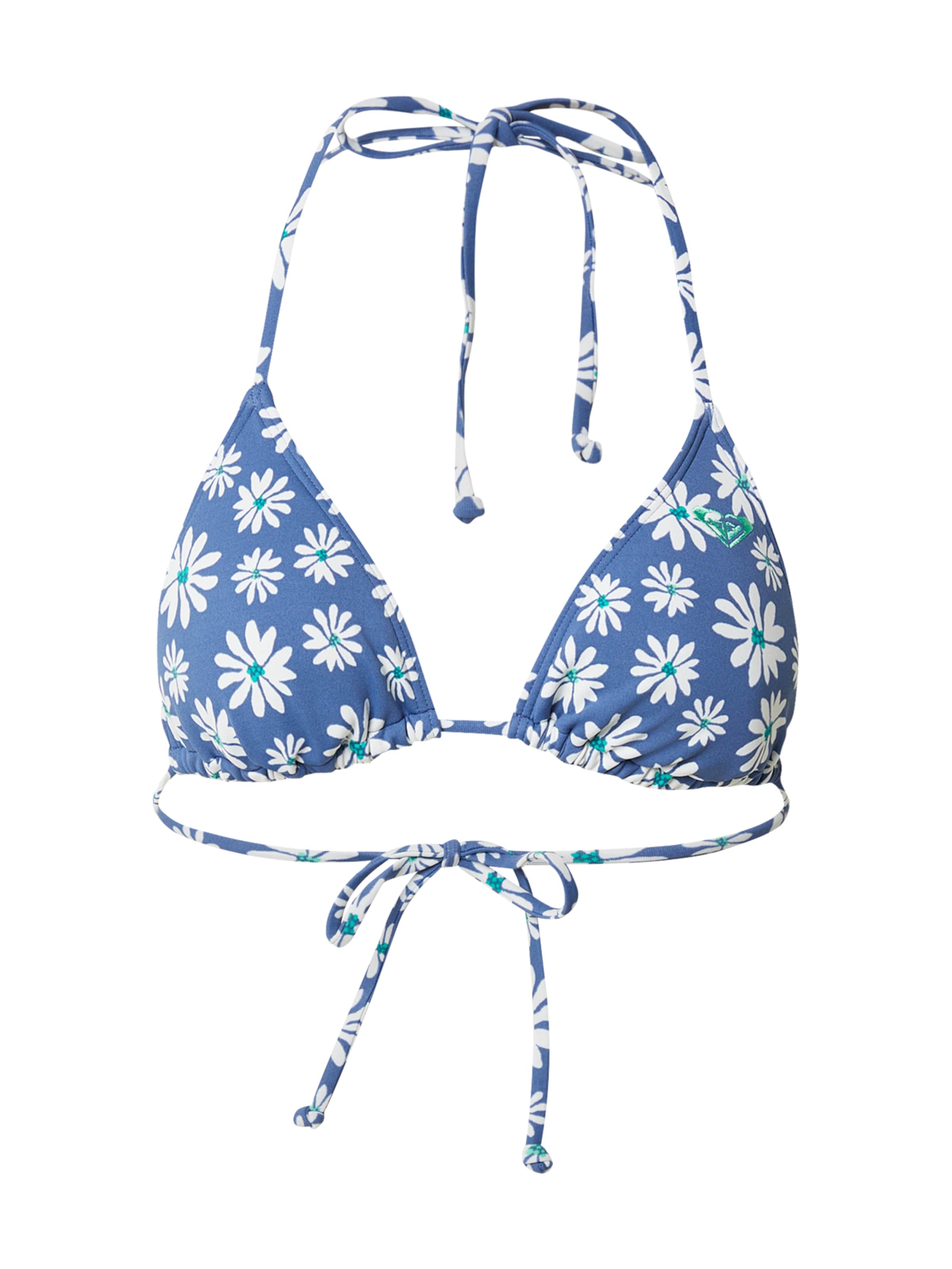 ROXY Triangel Bikinitop 'Essentials Tiki Tri' in Blau: Vorderseite