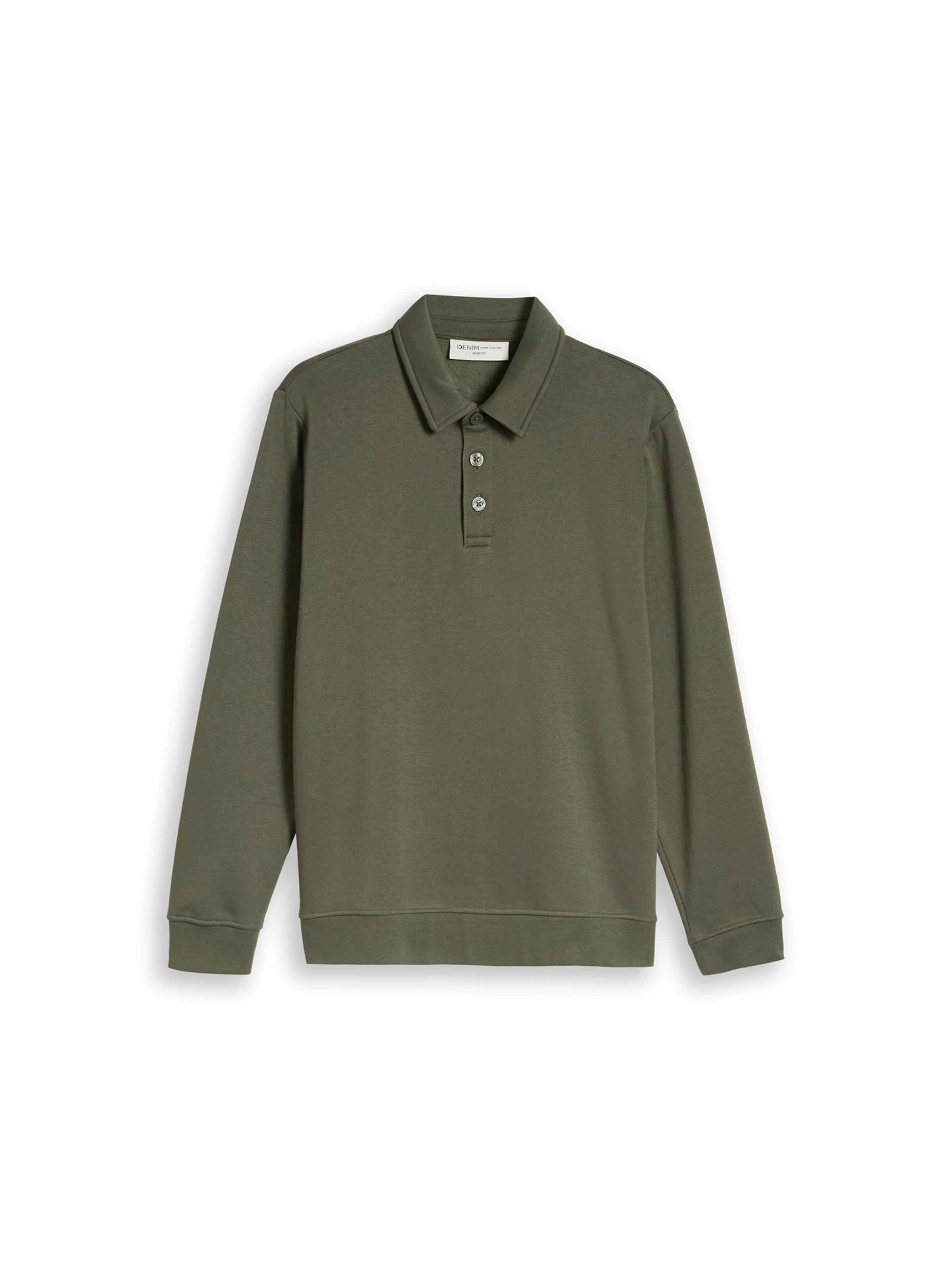 TOM TAILOR DENIM Sweatshirt in Grün: Vorderseite