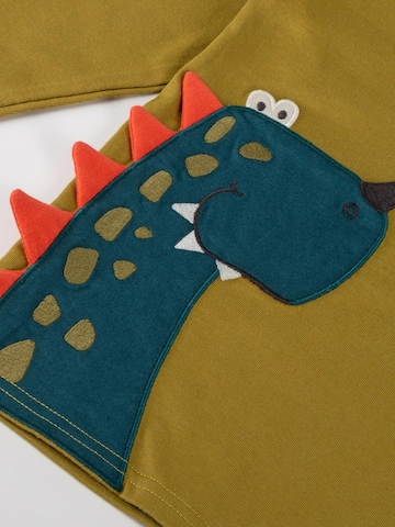SIGIKID Shirt 'Langarmshirt Dino Fun' in Green