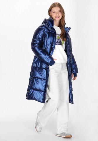 MYMO Wintermantel in Blauw