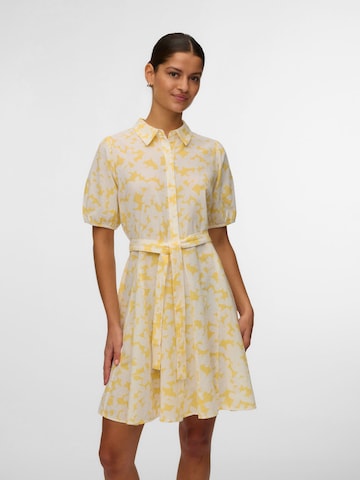 Abito camicia 'VMDicthe' di VERO MODA in giallo