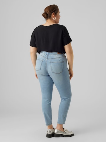 Vero Moda Curve Skinny Jeans in Blue