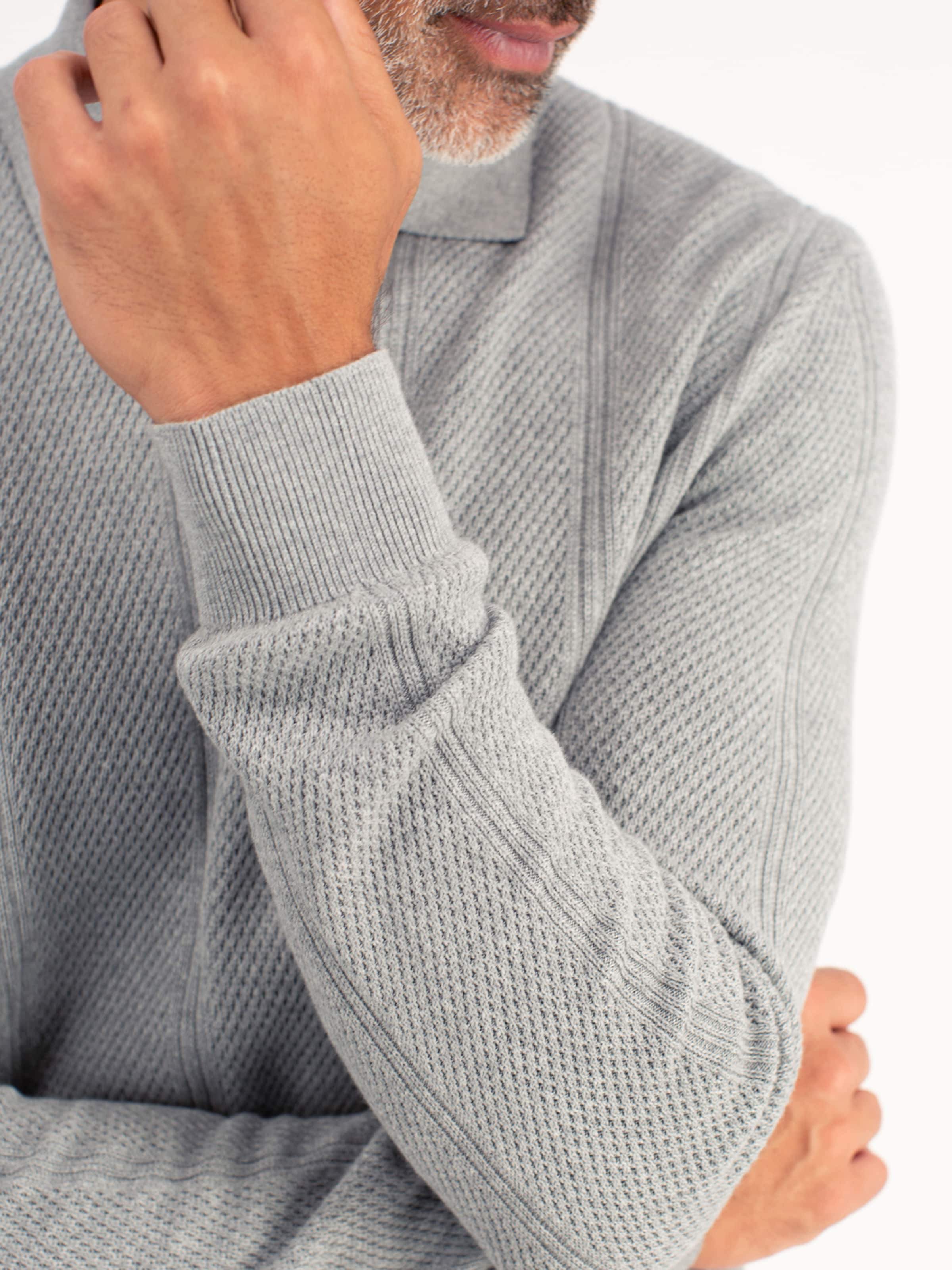LERROS Pullover in Grau