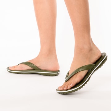 Tongs Crocs en vert