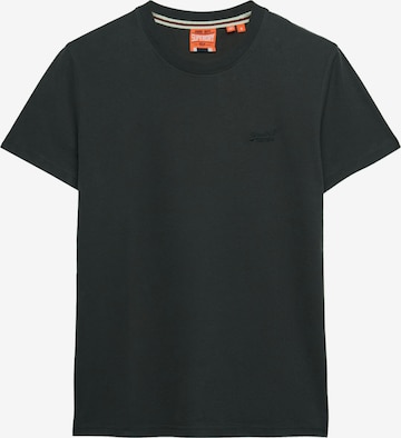 Superdry & Co Shirt 'ESSENTIAL' in Zwart: voorkant