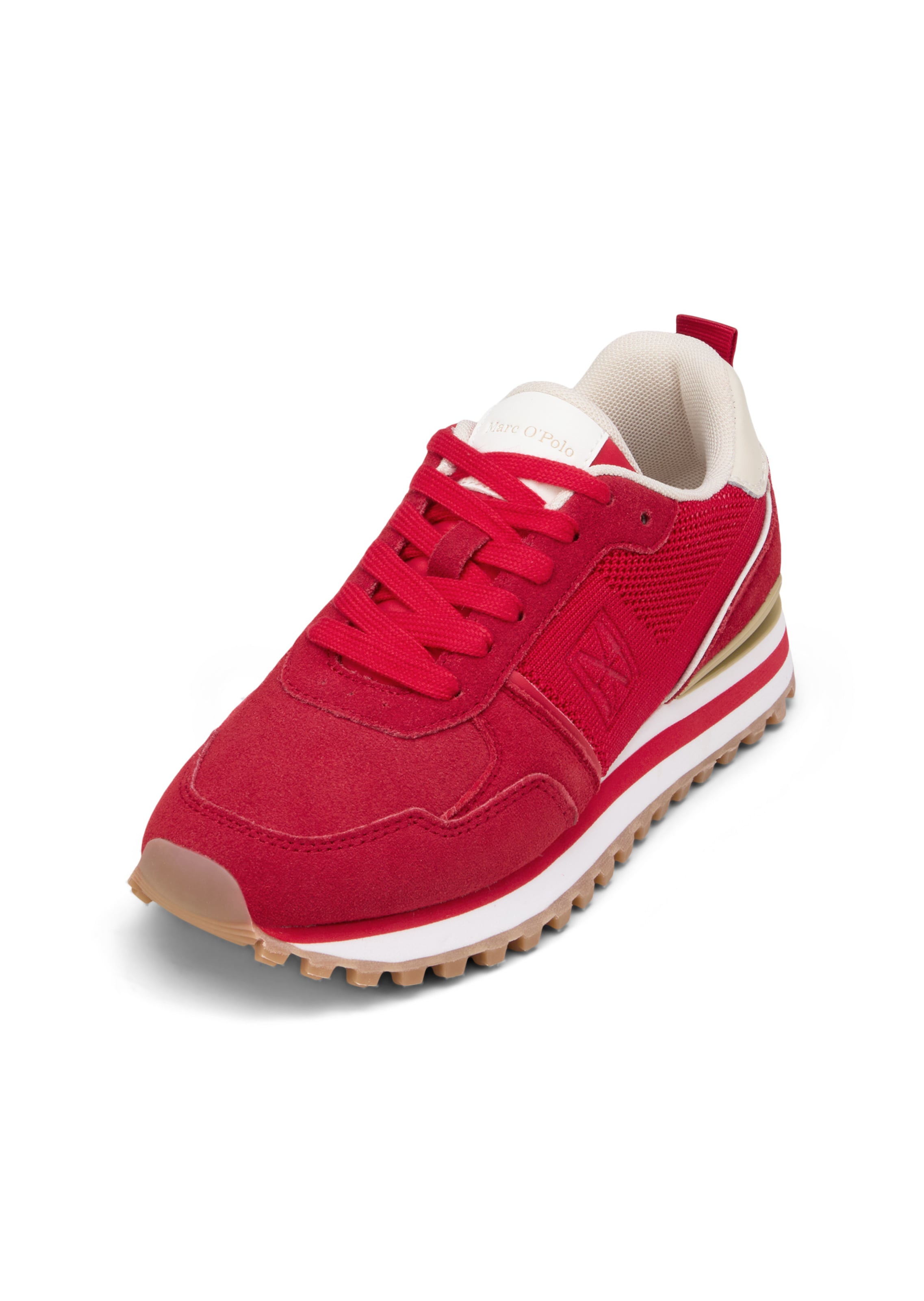 Marc O'Polo Platform trainers 'Bjorna' in Red: front
