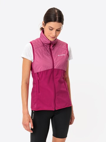 VAUDE Sportbodywarmer 'Brenva VE II' in Roze: voorkant