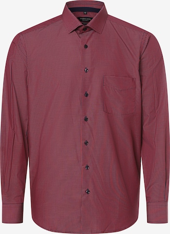 Andrew James Regular fit Button Up Shirt in Red: front