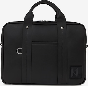 juoda Karl Lagerfeld Portfelis: priekis