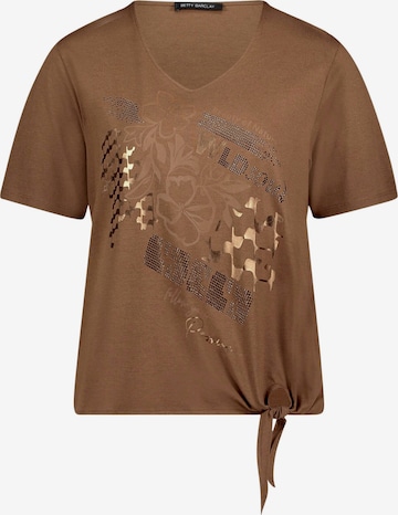 T-shirt Betty Barclay en marron : devant