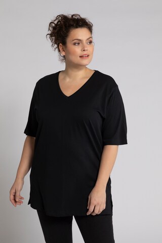 Ulla Popken Shirt in Schwarz: Vorderseite