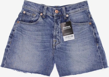 7 for all mankind Shorts XXS in Blau: predná strana