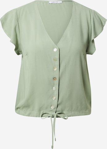 Hailys Blouse in Groen: voorkant