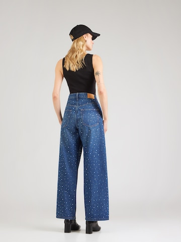 Monki Wide Leg Jeans in Blau