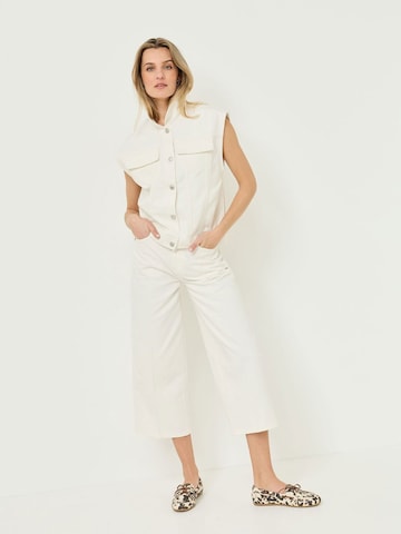 Tamaris Bodywarmer in Wit: voorkant