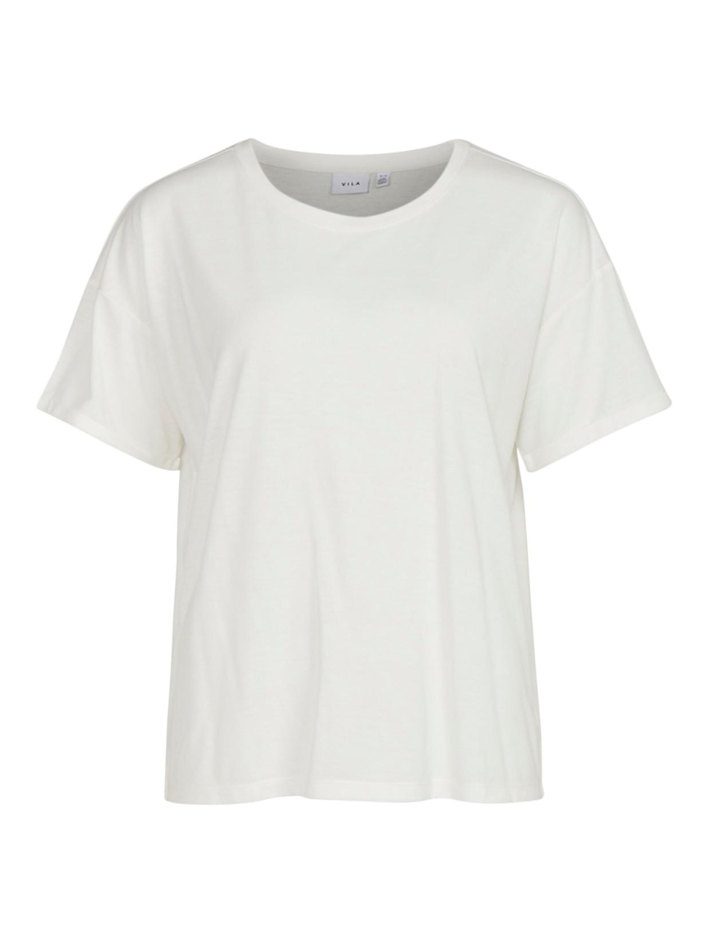 Frauen Shirts & Tops VILA T-Shirt 'Athena' in Weiß, Naturweiß - SH25636