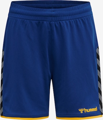 Hummel Workout Pants in Blue: front