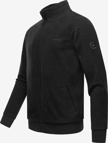 Ragwear Fleece Jacket 'Trayne' in Black