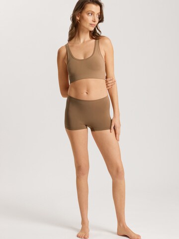 Hanro - Soutien Bustier Soutien 'Touch Feeling' em castanho