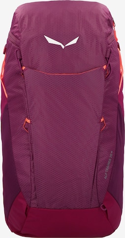 SALEWA Sports Backpack 'Alp Trainer' in Purple: front