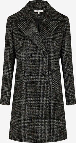 Morgan Between-Seasons Coat in Grey: front