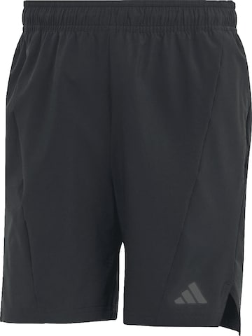 Regular T-Shirt fonctionnel ADIDAS PERFORMANCE en noir : devant