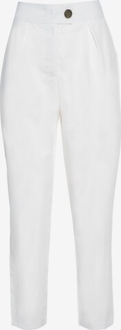 Tapered Pantaloni di Influencer in bianco: frontale