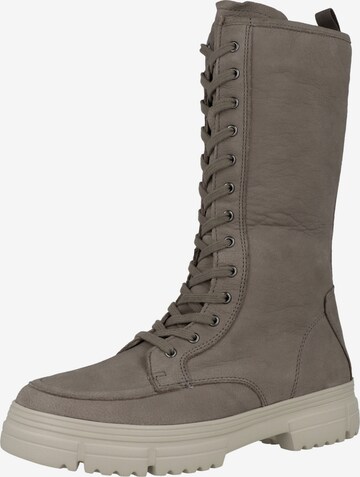 CAPRICE Lace-Up Boots in Brown: front