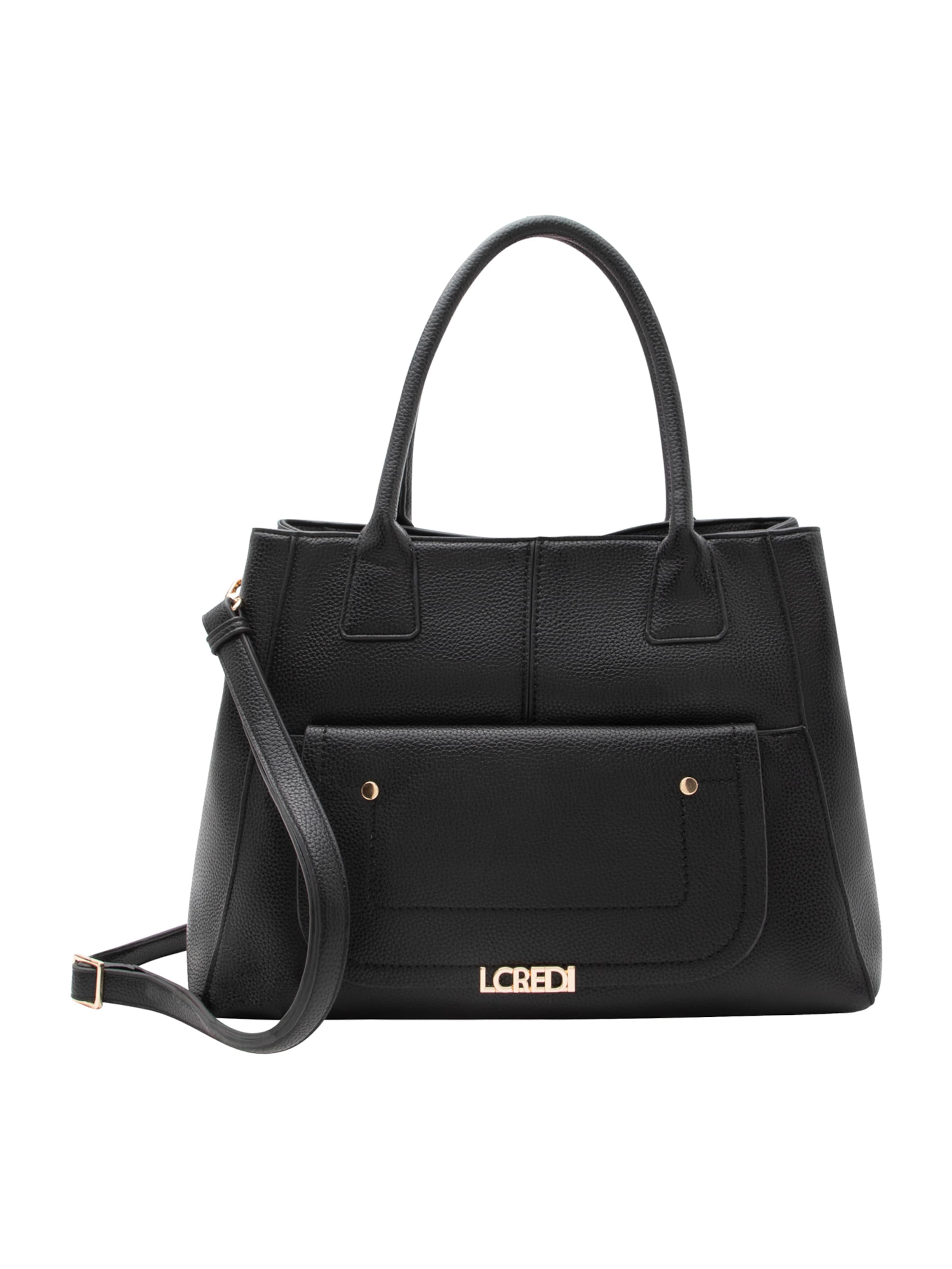 Sacs à main 'Ragda' L.CREDI en noir : devant