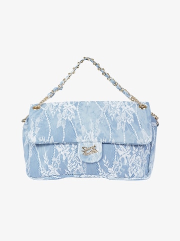 Secret Pon Pon Schultertaschen in Blau: Vorderseite