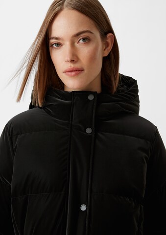 comma casual identity Vinterkappa i svart
